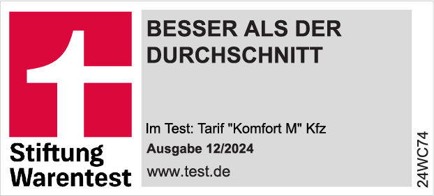 Siegel Stiftung Warentest für die Kfz-Versicherung