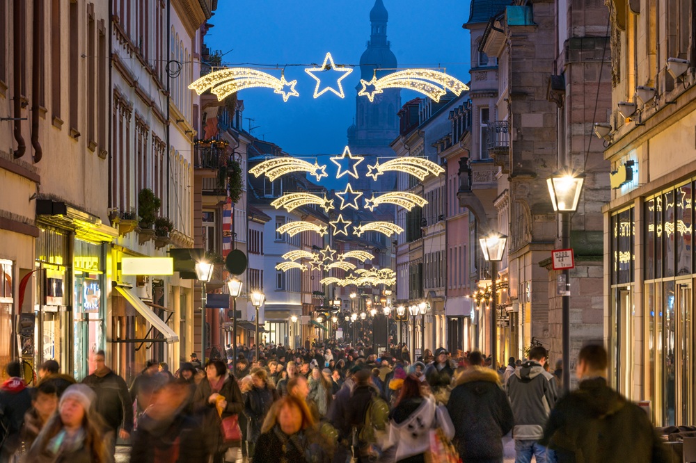Weihnachten Shopping